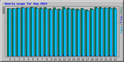 Hourly usage for May 2024